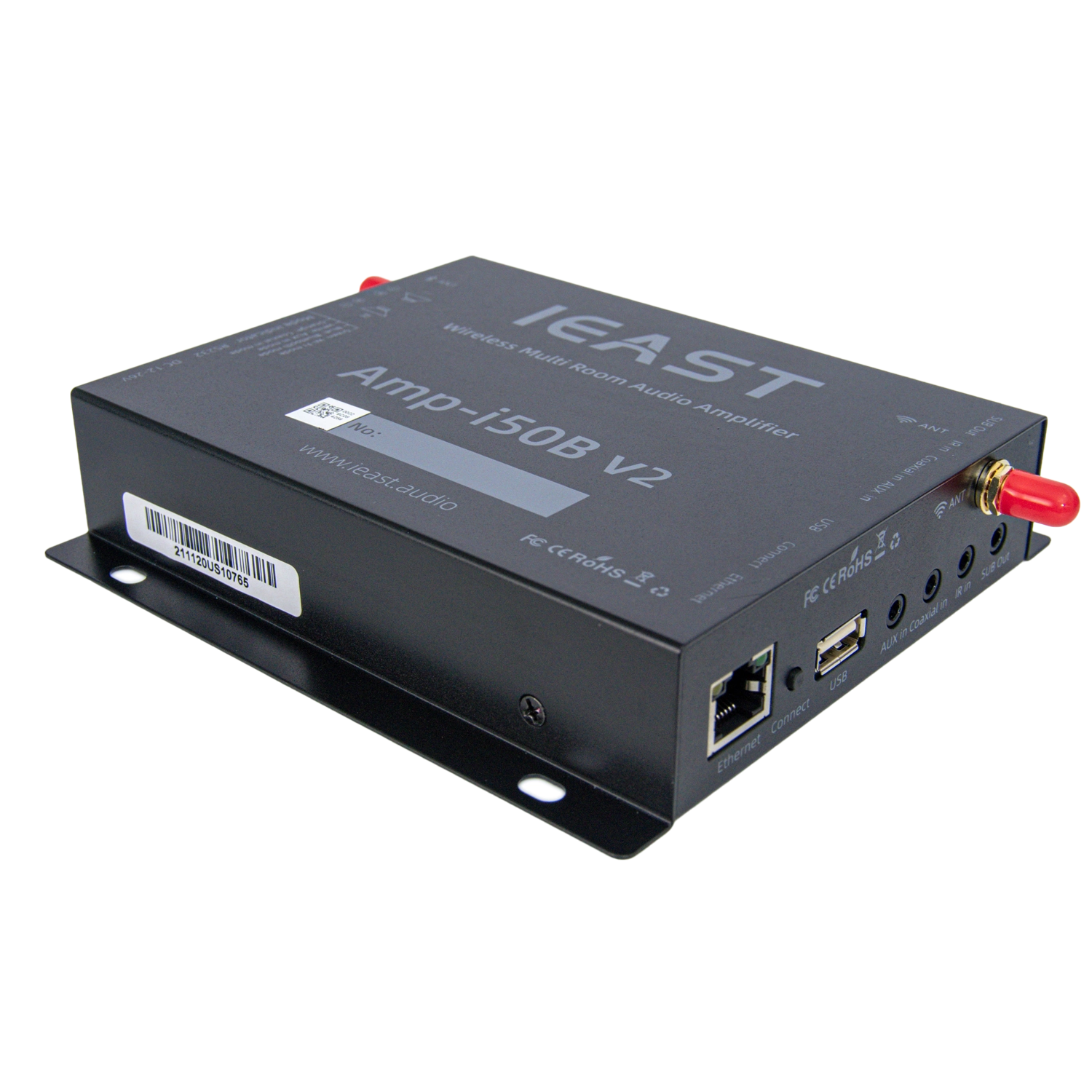 iEAST AMP i50B V2 - Wzmacniacz + Odtwarzacz Sieciowy Hi-FI Multiroom do zabudowy - obrazek 4