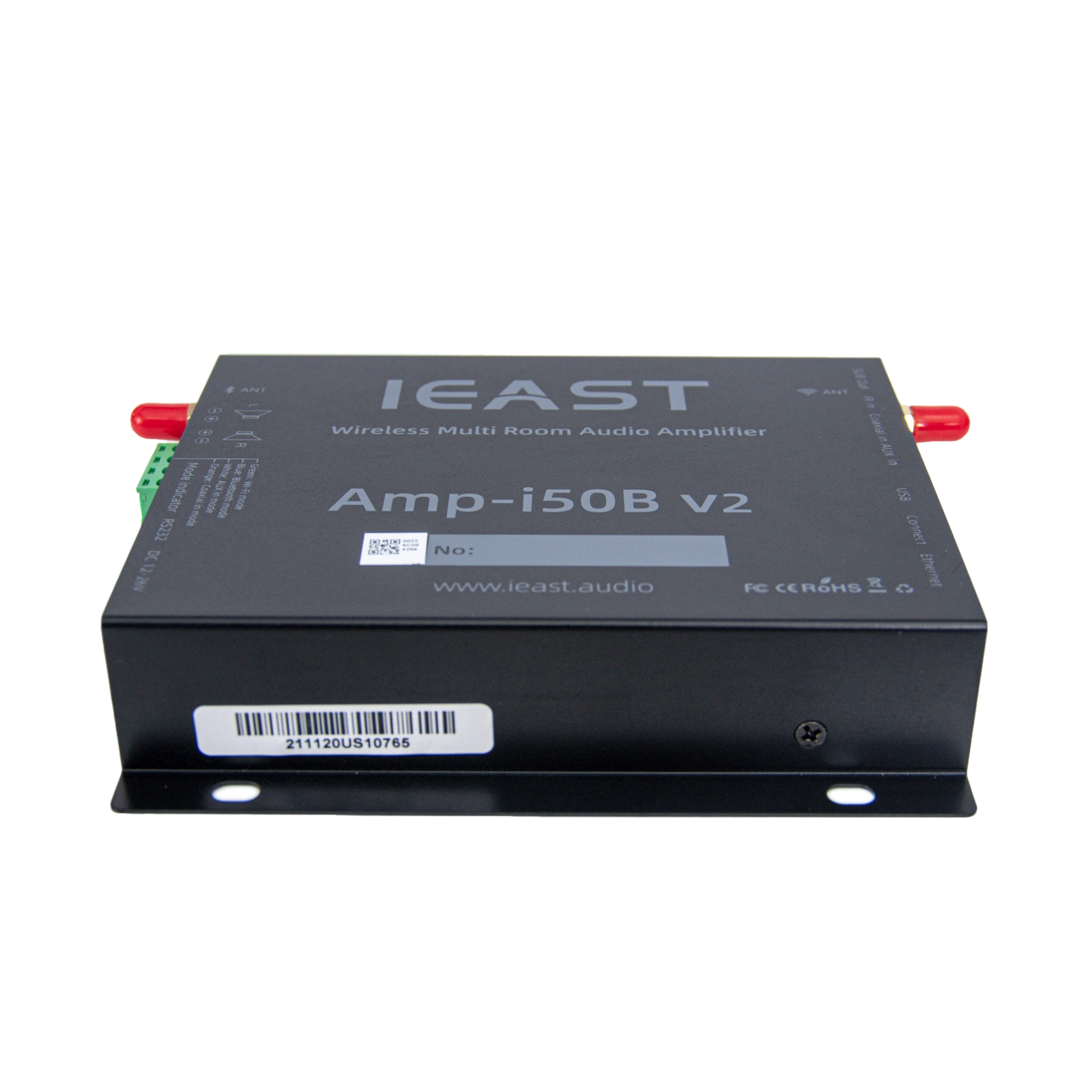 iEAST AMP i50B V2 - Wzmacniacz + Odtwarzacz Sieciowy Hi-FI Multiroom do zabudowy - obrazek 3