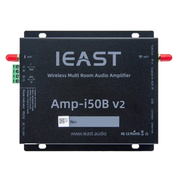 iEAST AMP i50B V2 - Wzmacniacz + Odtwarzacz Sieciowy Hi-FI Multiroom do zabudowy