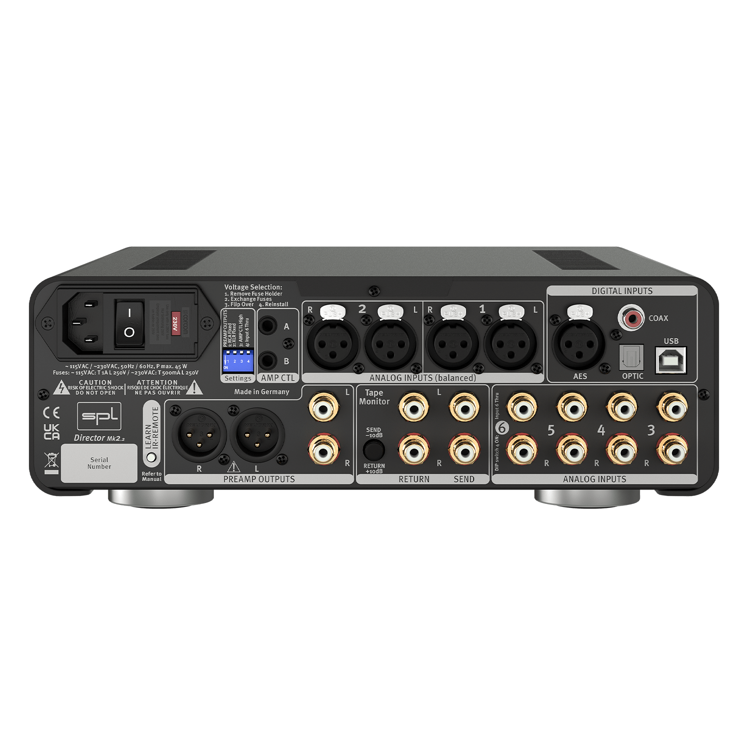 SPL PRO-FI SERIES DIRECTOR MK2 DA CONVERTER AND PREAMPLIFIER - obrazek 4