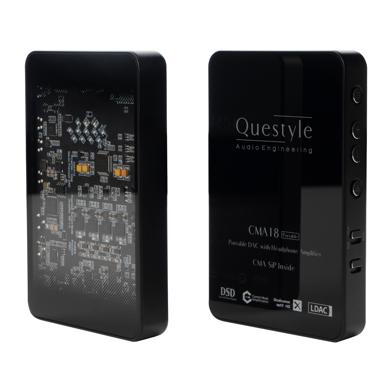 QUESTYLE CMA18 - PRZENOŚNY DAC/AMP SŁUCHAWKOWY + RECORDING