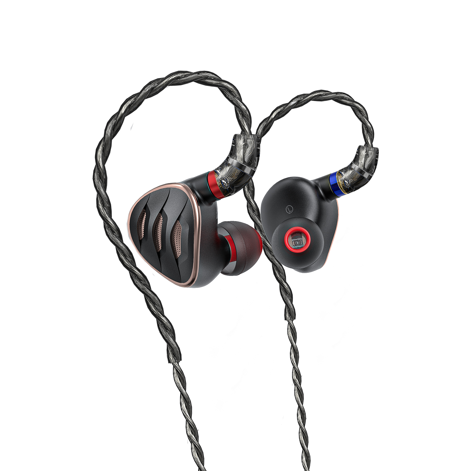 FiiO FH5s black półotwarte słuchawki IEM
