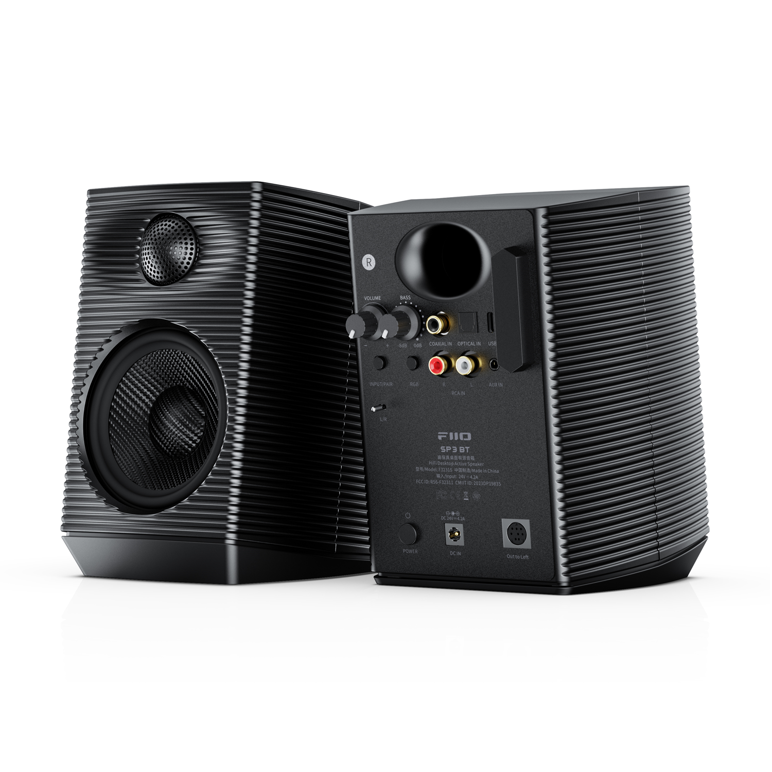 FiiO SP3 BT Black Aktywne głośniki desktopowe - obrazek 3