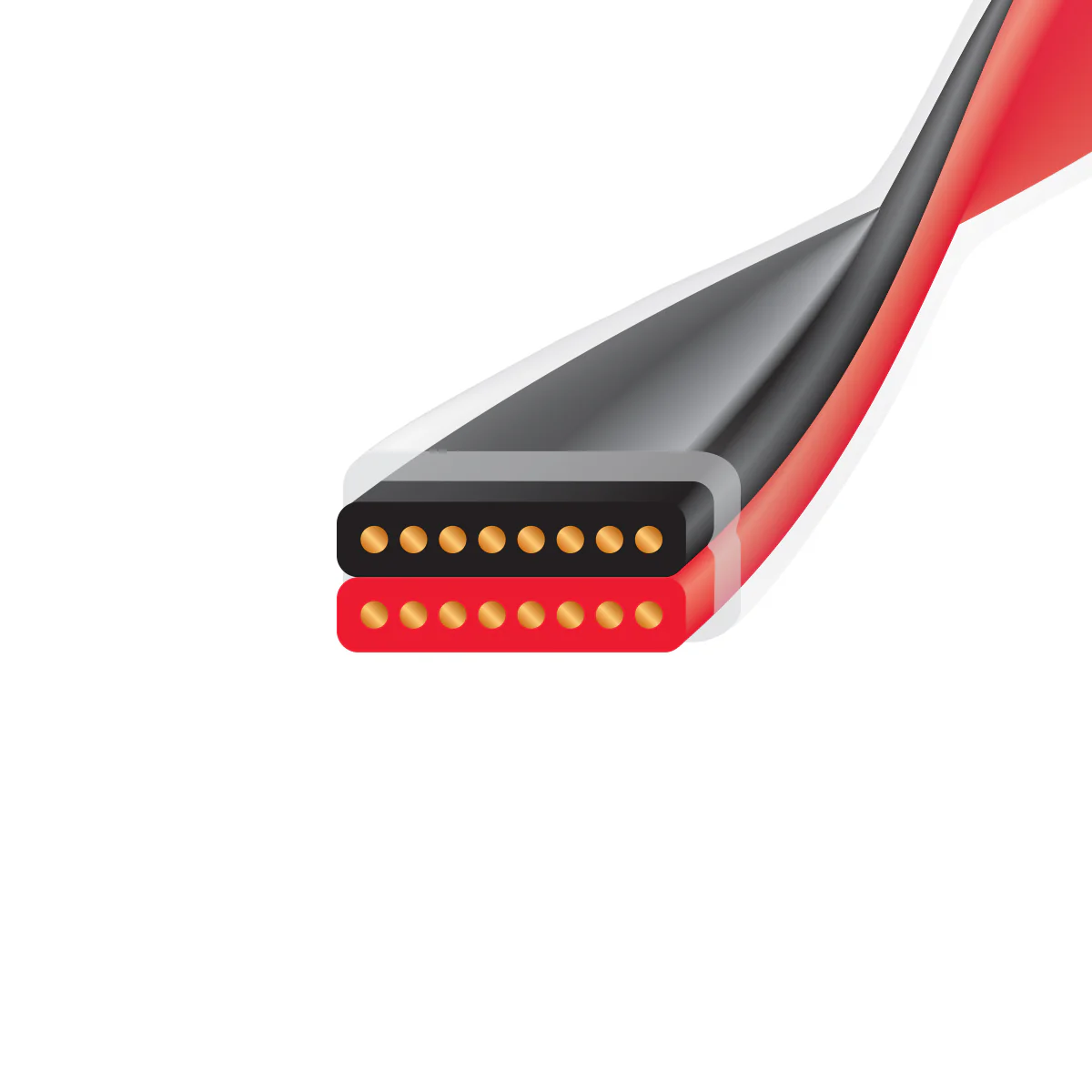 Wireworld HELICON OFC 10 - Kabel głośnikowy (HES) (BAN-BAN) - Para - obrazek 2