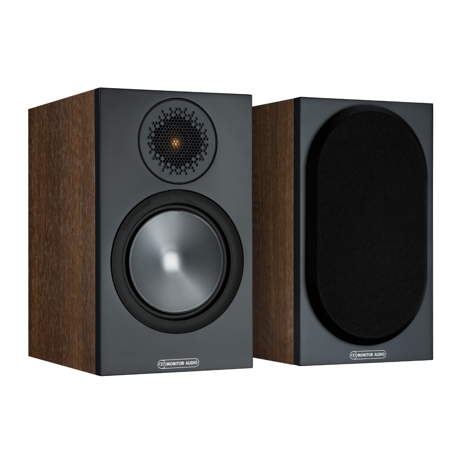 Monitor Audio BRONZE 50 - Głośniki podstawkowe - Walnut - Para