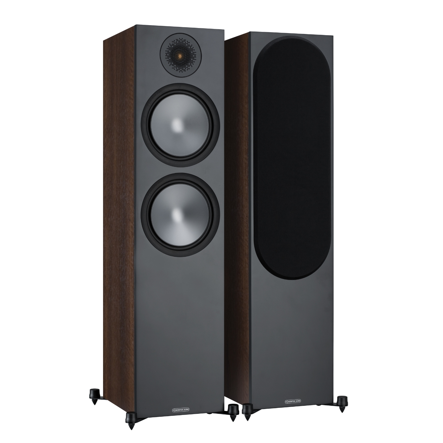 Monitor Audio BRONZE 500 - Kolumny podłogowe - Walnut - Para
