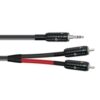 Wireworld NANO-SILVER ECLIPSE - Interkonekt Mini Jack - 2 RCA (SEN)