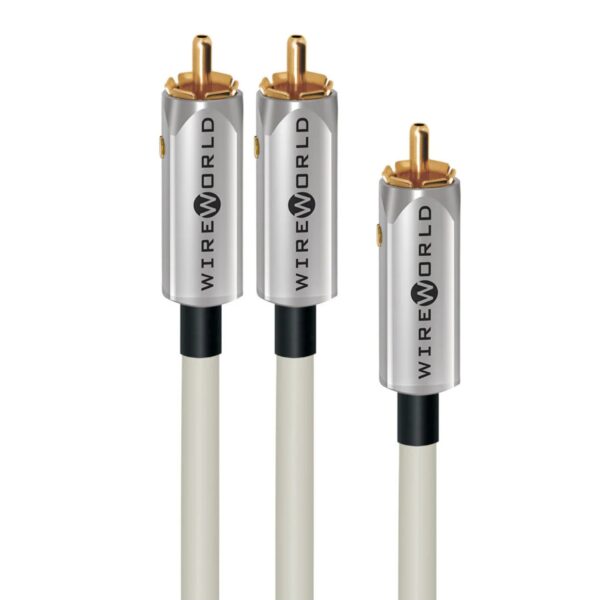 Wireworld SOLSTICE 10 - Kabel subwooferowy "Y" 1x RCA - 2x RCA (SSW)