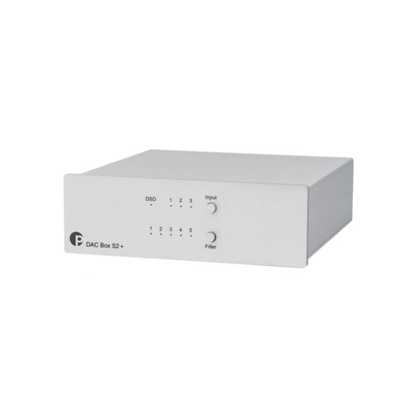 Pro-Ject DAC BOX S2+ - Przetwornik cyfrowo-analogowy - Silver
