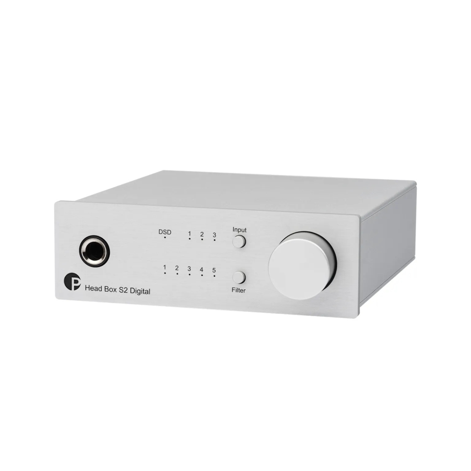 Pro-Ject HEAD BOX S2 DIGITAL - Wzmacniacz słuchawkowy z DAC - Silver