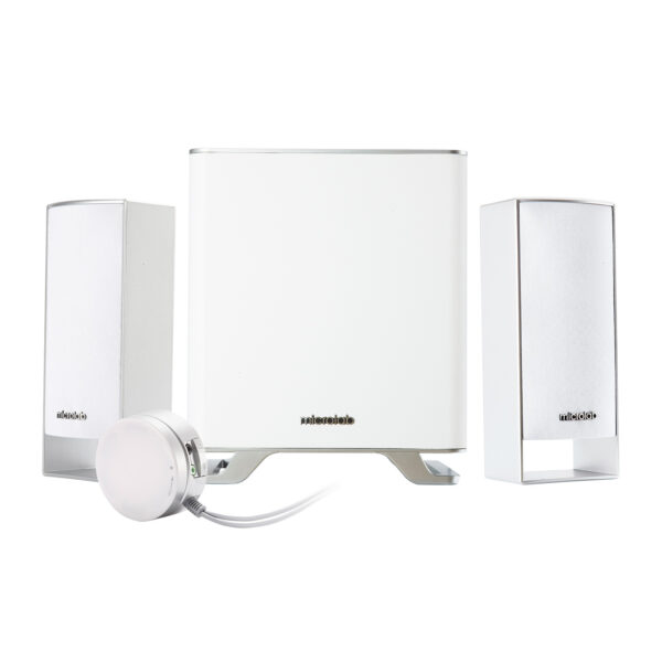 Microlab M-600BT - Zestaw głośników 2.1 z Bluetooth - White