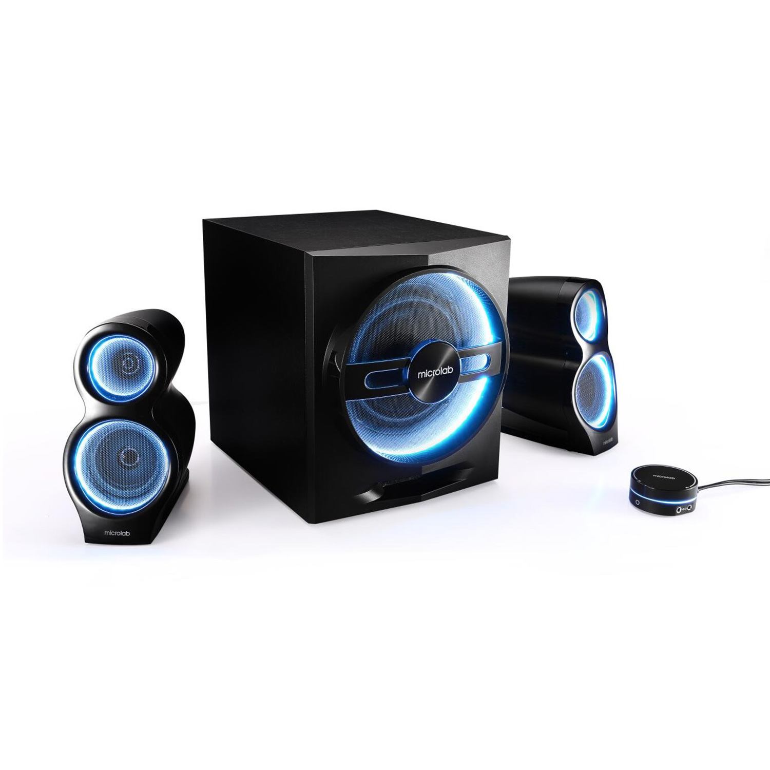 Microlab T10 - Zestaw głośników 2.1 z Bluetooth - Black - obrazek 5