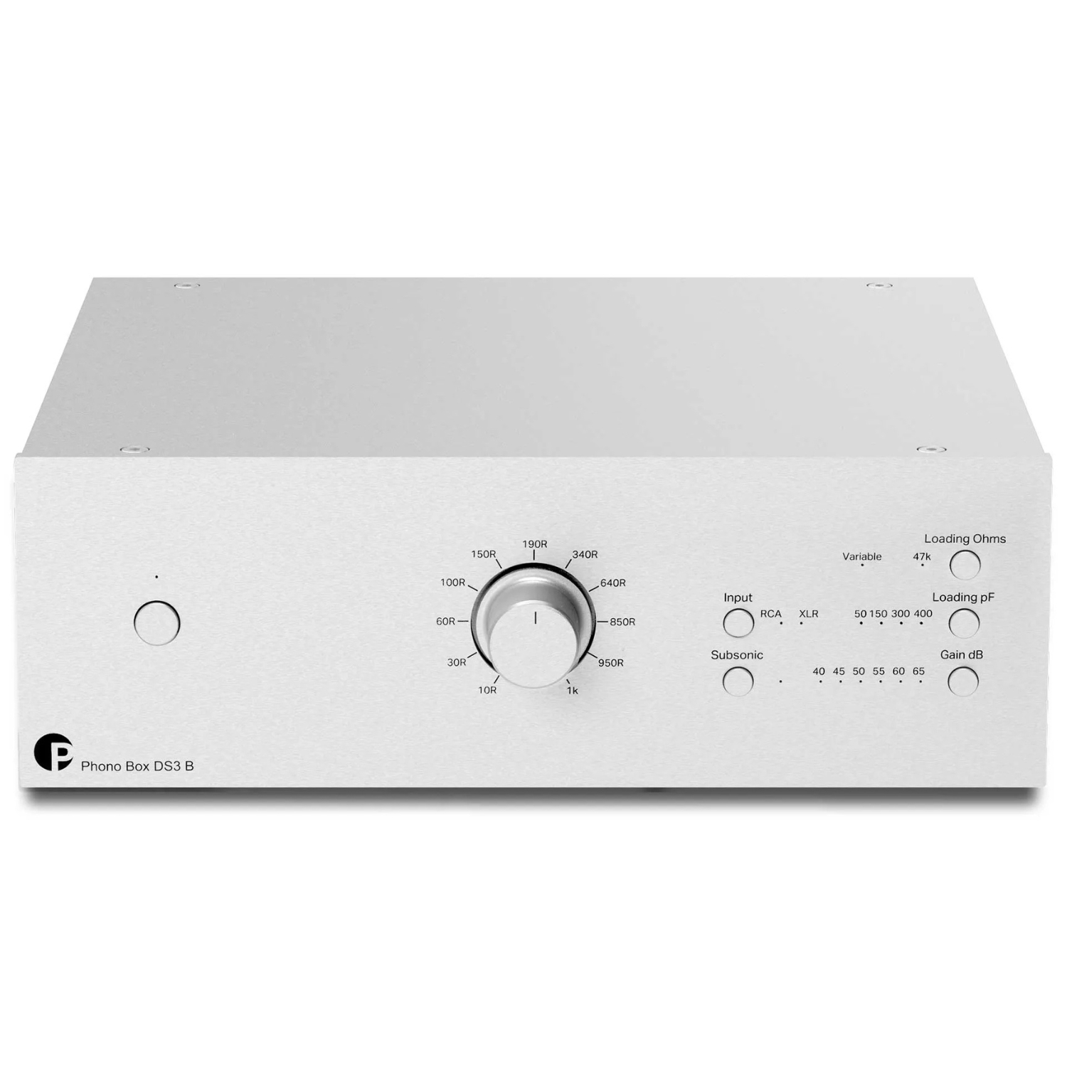 Pro-Ject PHONO BOX DS3 B - Przedwzmacniacz gramofonowy MM/MC - SILVER