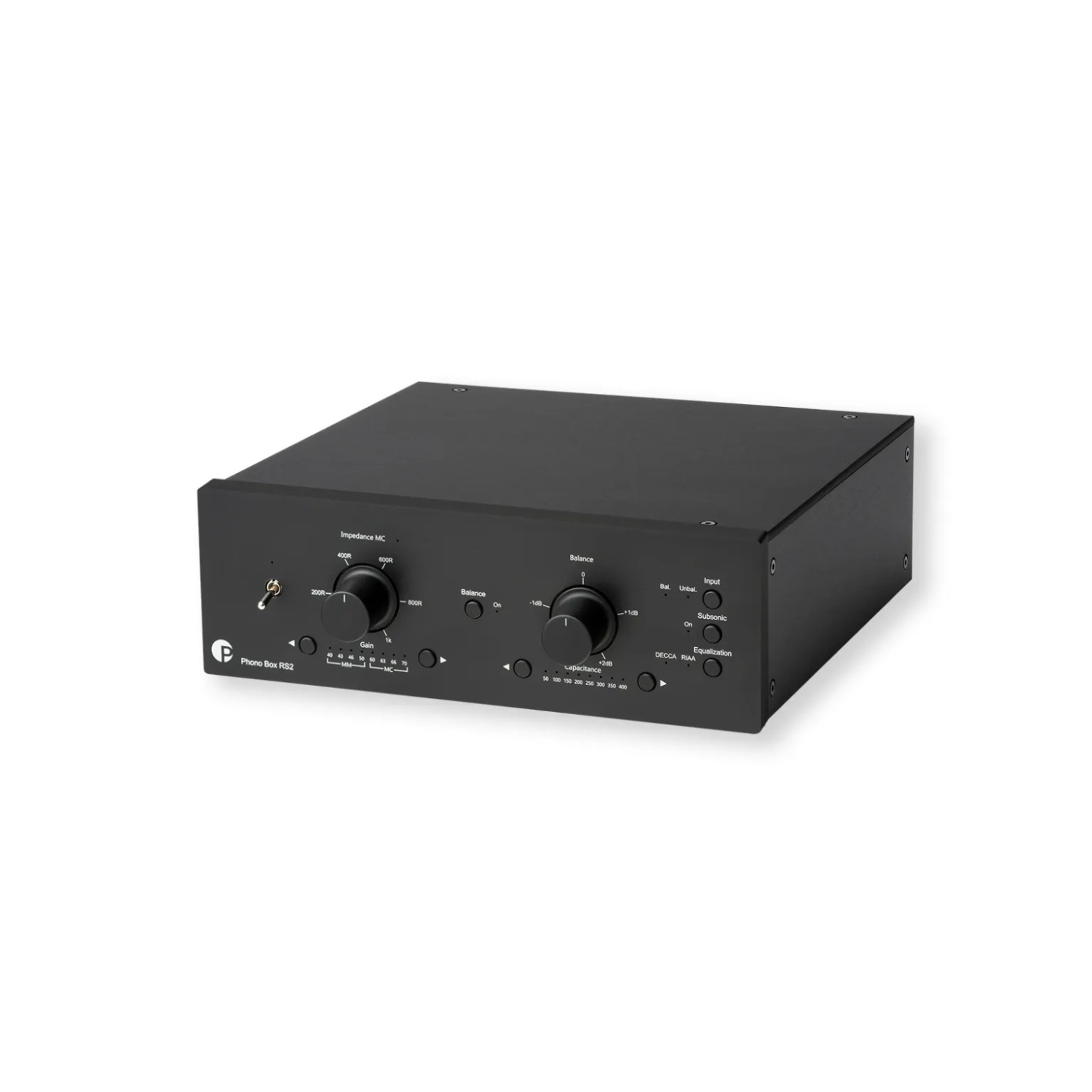 Pro-Ject PHONO BOX RS2 - Przedwzmacniacz gramofonowy MM/MC - BLACK