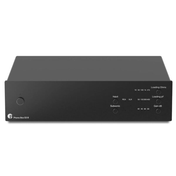 Pro-Ject PHONO BOX S3 B - Przedwzmacniacz gramofonowy MM/MC - Black