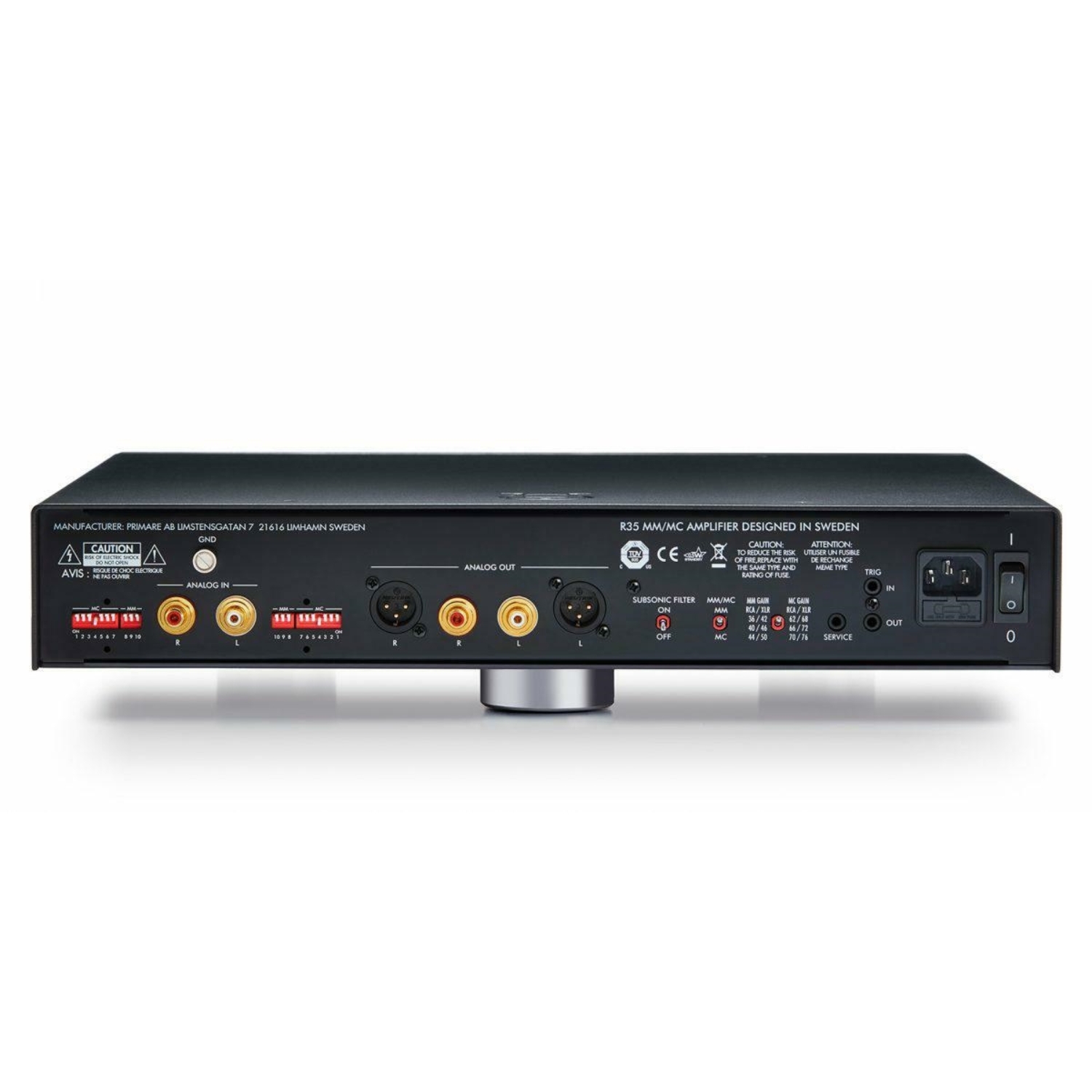 Primare R35 - Przedwzmacniacz gramofonowy MM/MC - BLACK - obrazek 2