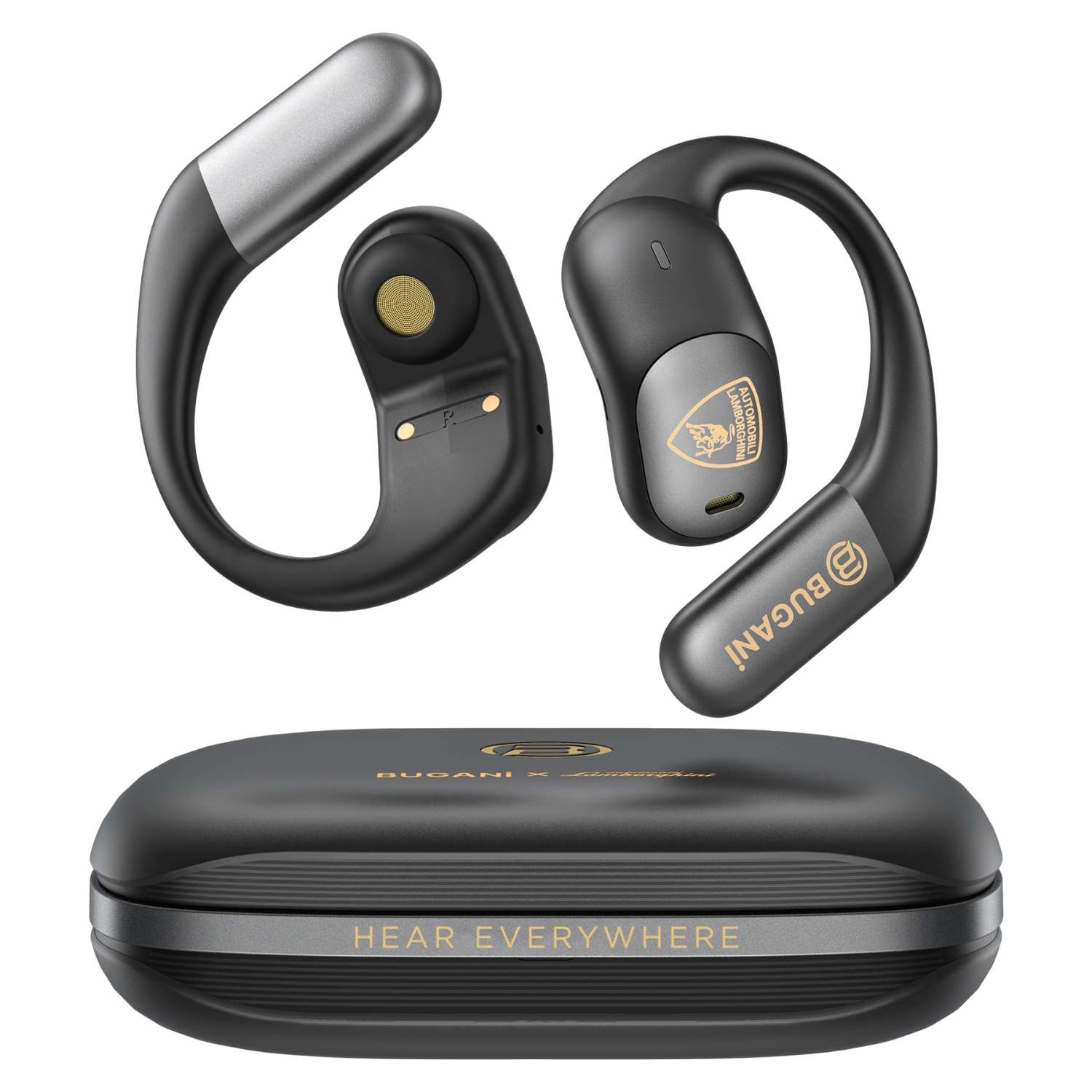 BUGANi Free B15 - Słuchawki TWS Premium Lamborghini Limited edition - Black