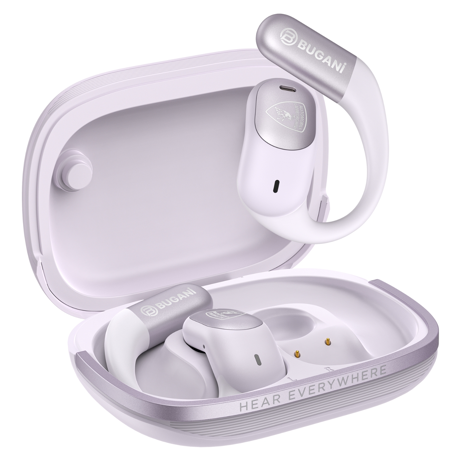 BUGANi Free B15 - Słuchawki TWS Premium Lamborghini Limited edition - Purple - obrazek 4