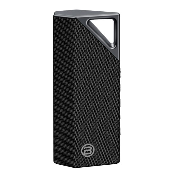 Bugani Brief - Przenośny głośnik Bluetooth Premium - Black silver