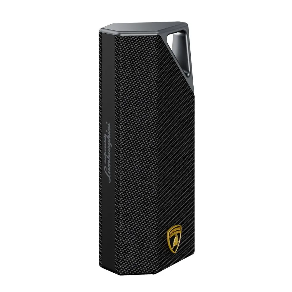 Bugani Brief - Przenośny głośnik Bluetooth Premium Lamborghini Limited edition - Black silver - obrazek 4