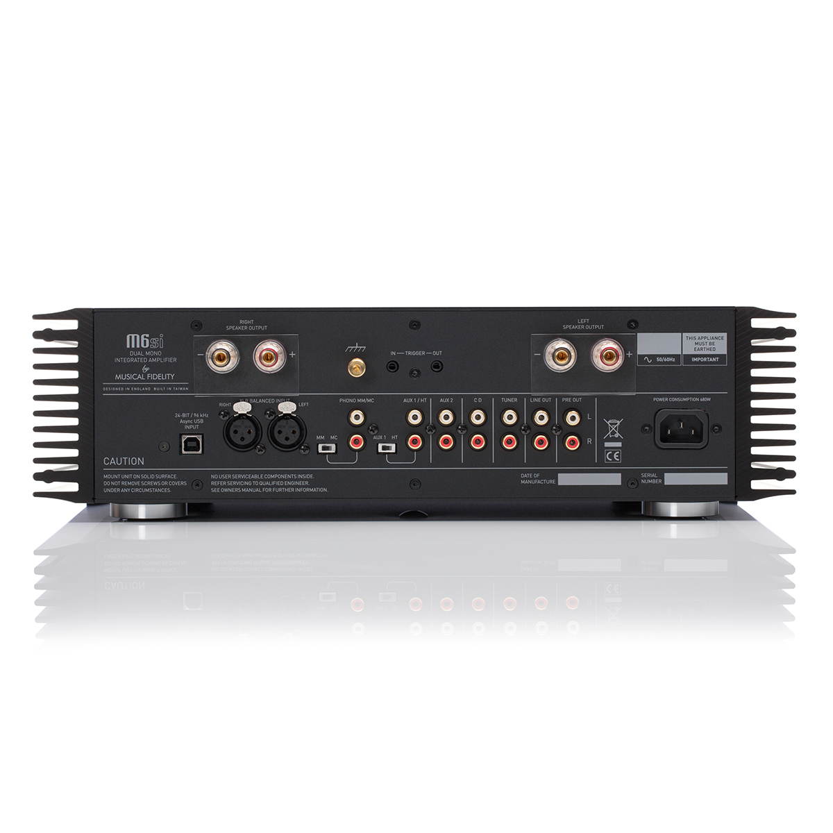 Musical Fidelity M6SI - Wzmacniacz zintegrowany - Black - obrazek 2