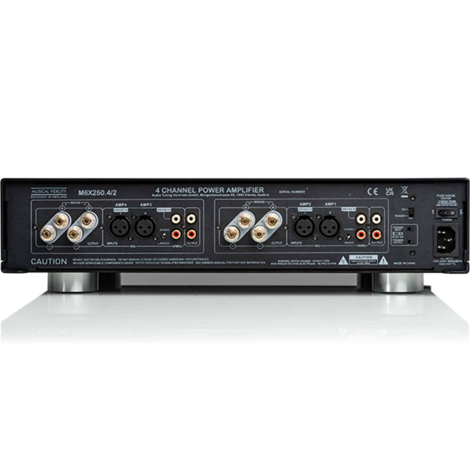 Musical Fidelity M6X 250.4/2 - Końcówka mocy - Black - obrazek 2