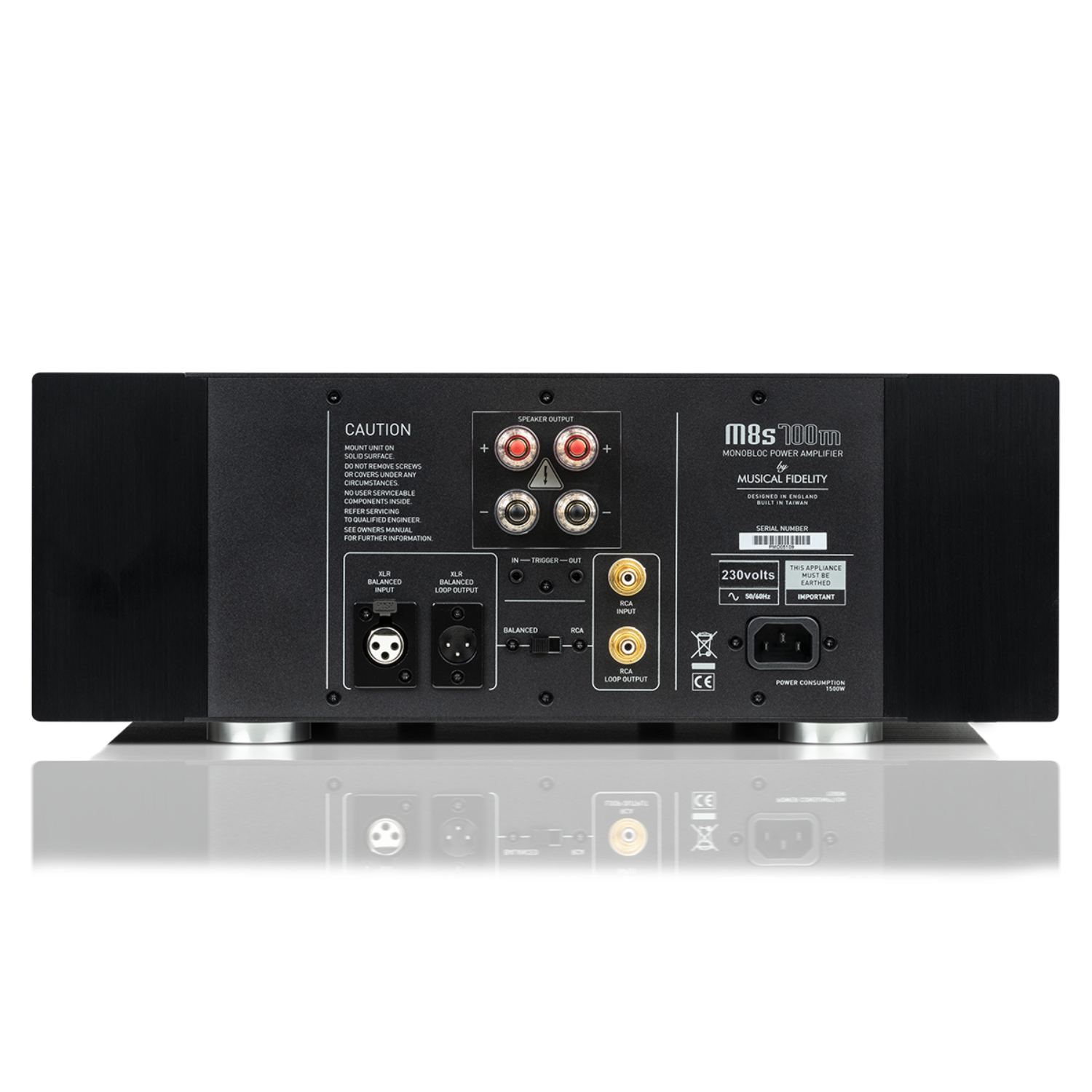 Musical Fidelity M8s 700m - Końcówka mocy - Silver - obrazek 2