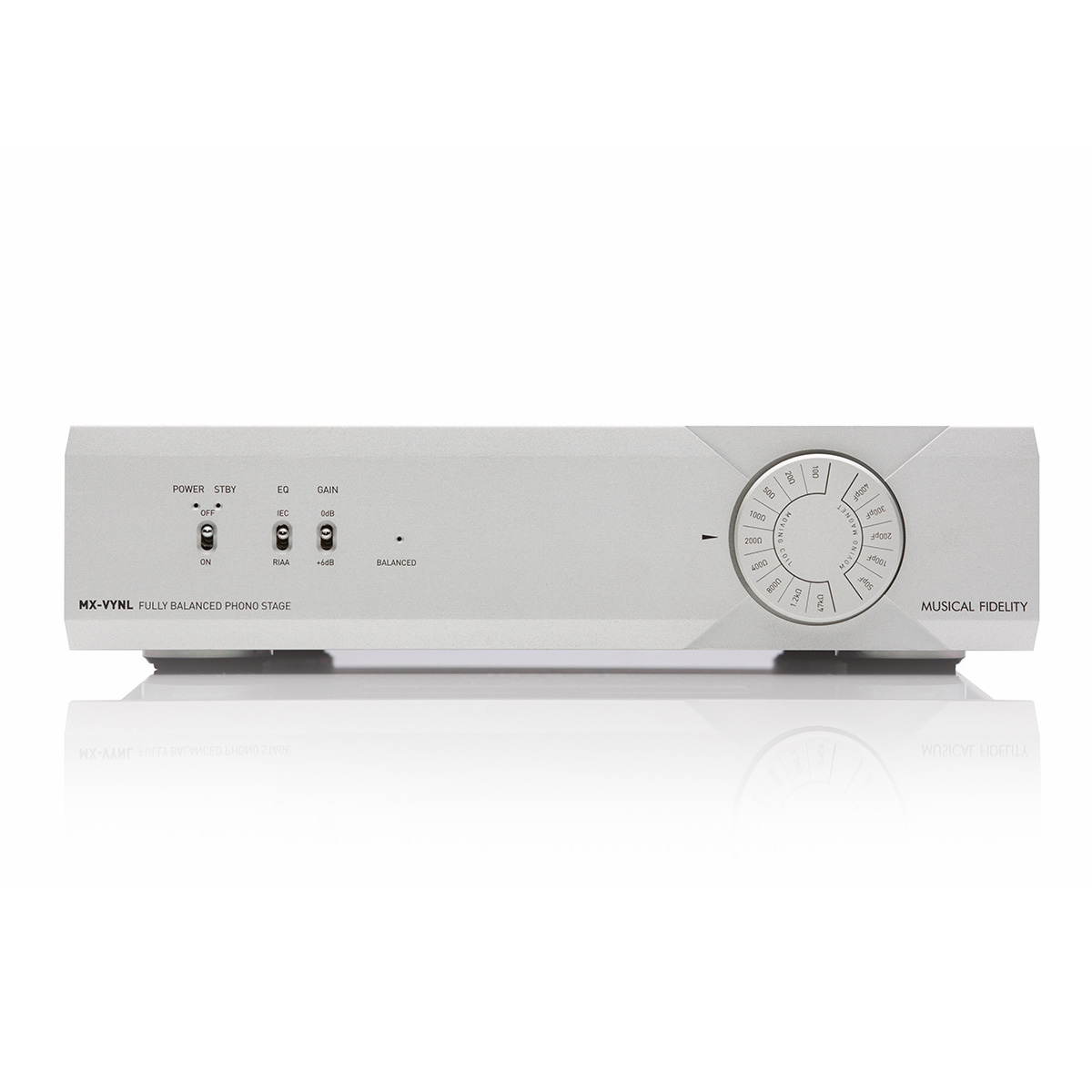 Musical Fidelity MX Vinyl - Przedwzmacniacz gramofonowy MM/MC - Silver