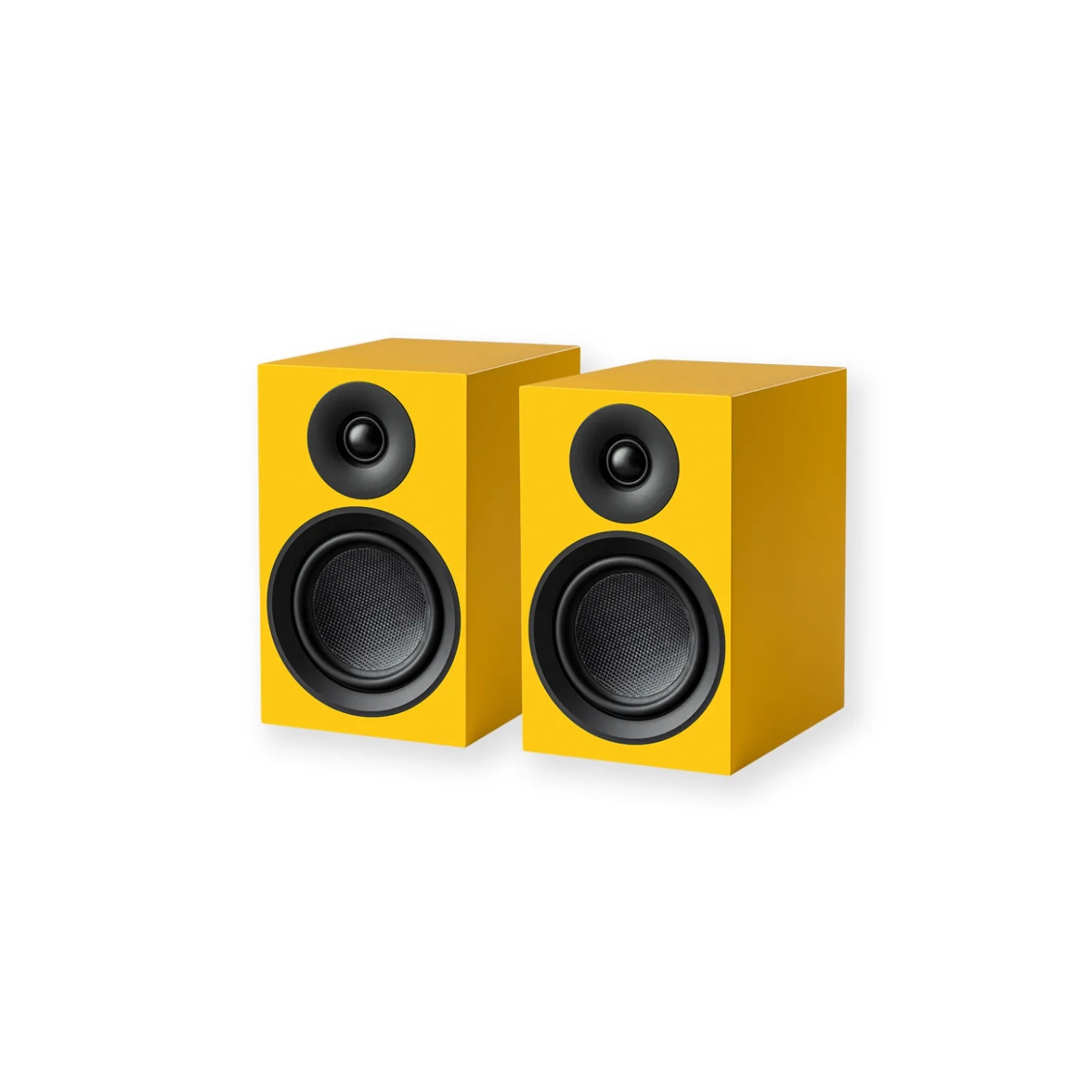 Pro-Ject SPEAKER BOX 5 E Carbon - Głośniki podstawkowe - SATIN YELLOW (Para)