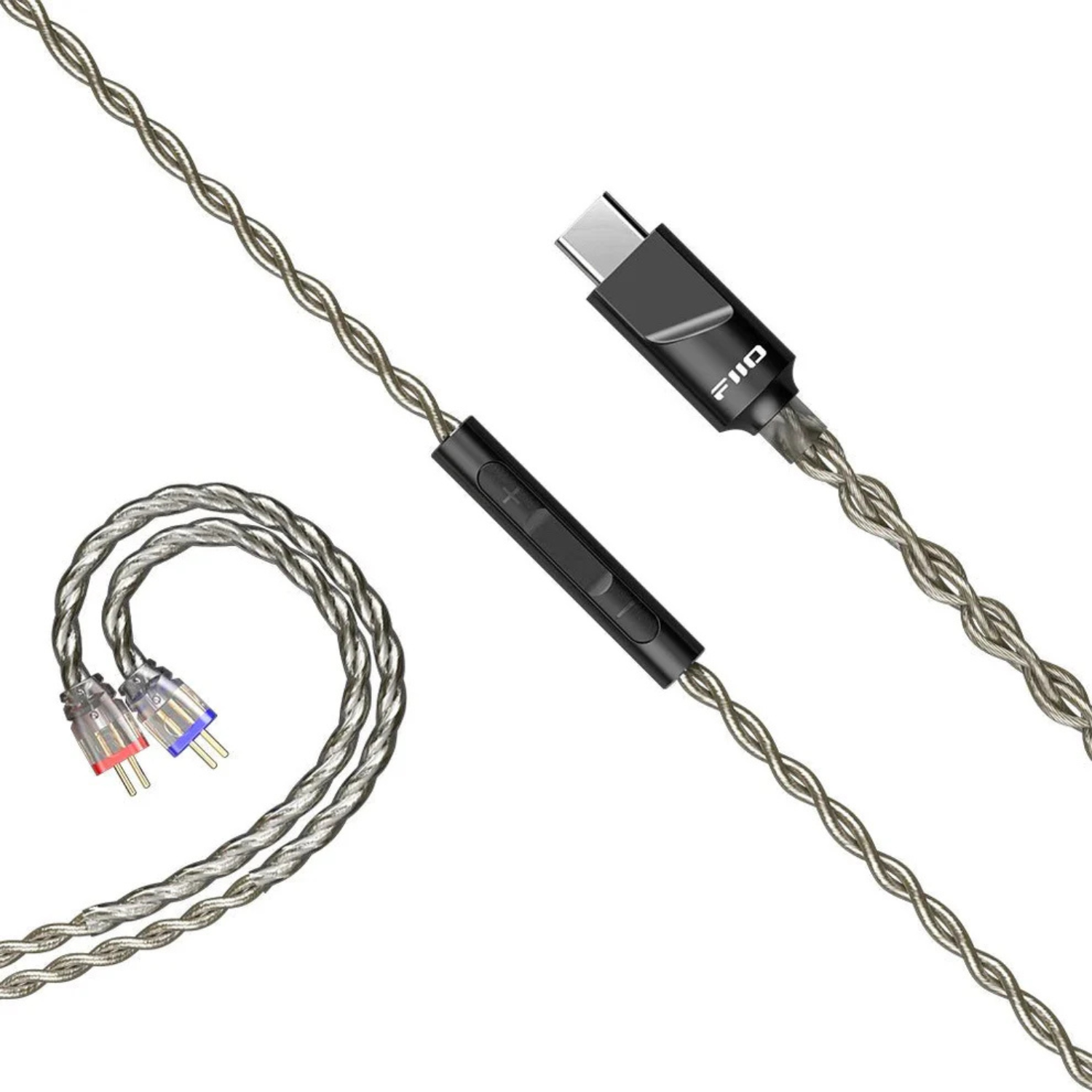FiiO LS-TC2 Kabel słuchawkowy HiFi z wbudowanym DSP - 2-pin 0.78mm - obrazek 2