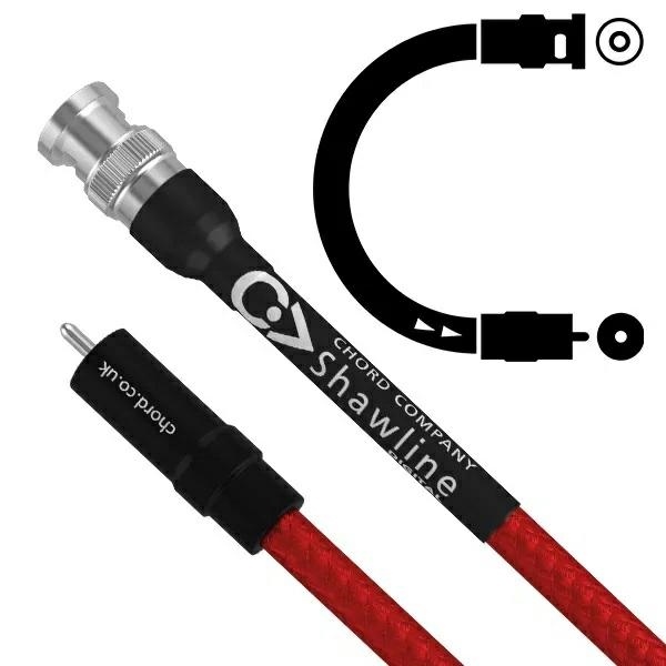 Chord SHAWLINE - Kabel cyfrowy coaxial BNC-RCA - 1,0M