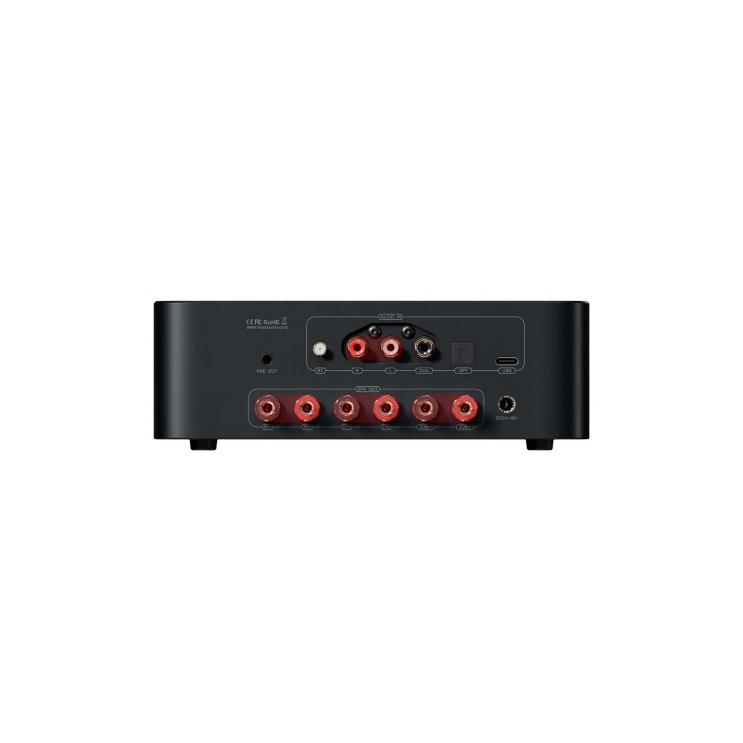 Fosi Audio MC351 - wzmacniacz zintegrowany 2.1 z układem DAC i odbiornikiem Bluetooth - obrazek 2