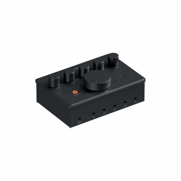 Fosi Audio PH05 - wzmacniacz słuchawkowy z pięcioma wyjściami 3.5 mm